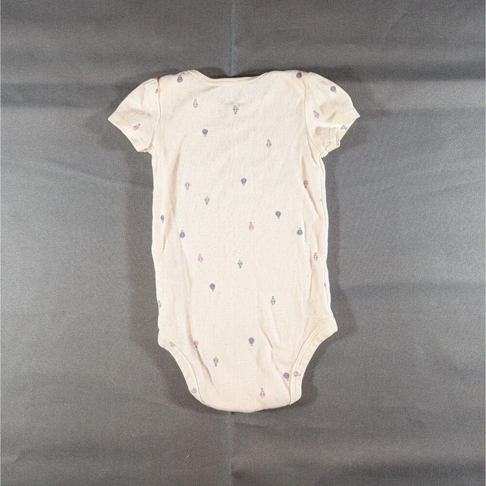 Carter's Babygirl Hot Air Balloon Bodysuit Size 9m